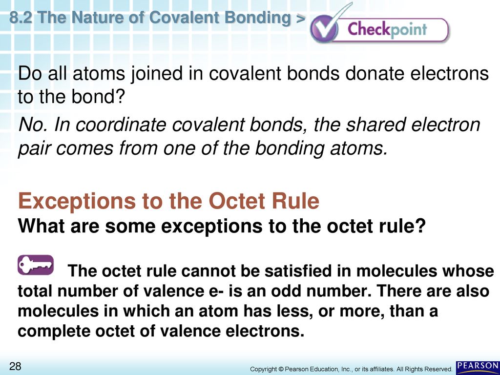 Chapter 8 Covalent Bonding 8 2 The Nature Of Covalent Bonding Ppt